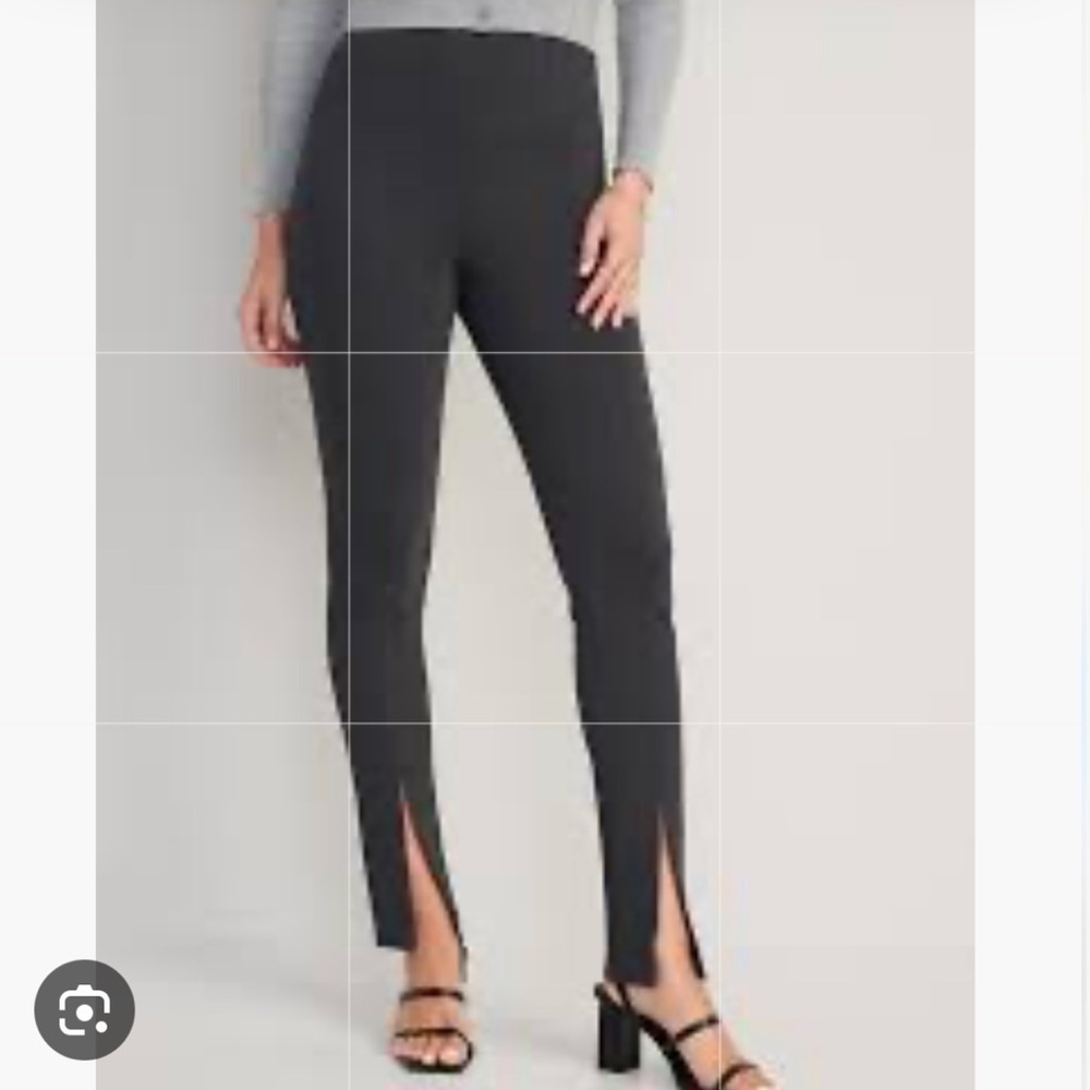 Old Navy Extra High-Waisted Skinny Pants Dark Heather M